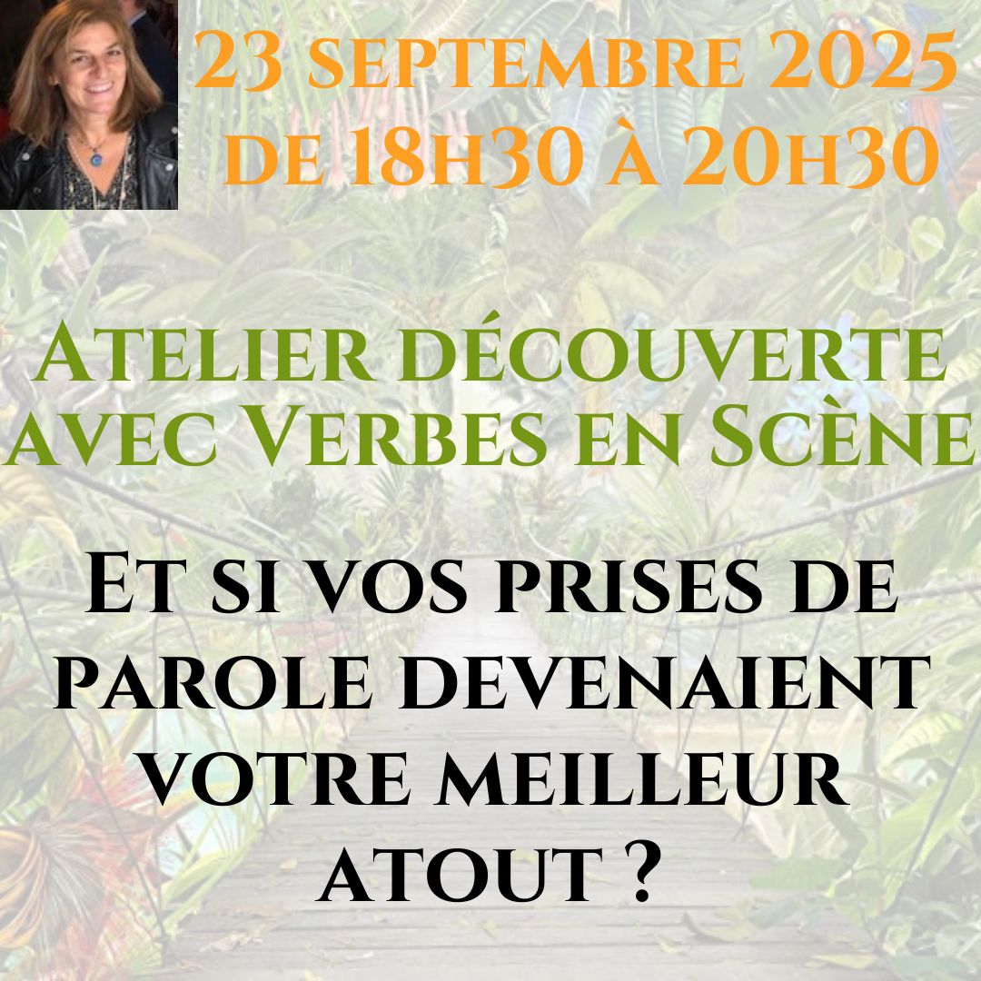 Atelier decouverte avec Verbes en Scene le 23 septembre 2025