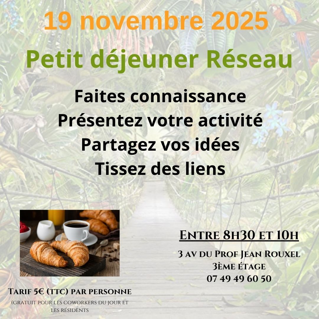 Petit déjeuner le 16 octobre 2025